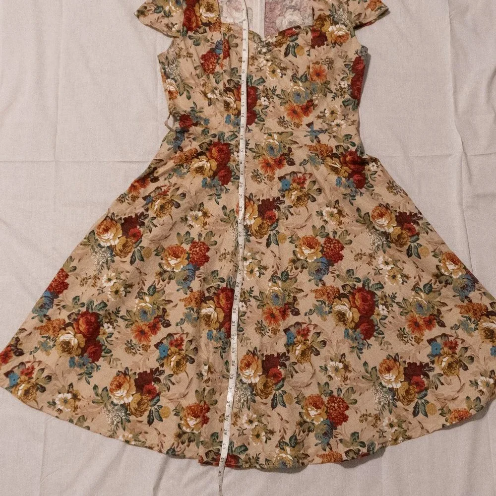 Roosey Dress Retro Vintage Size L - Picture 7 of 10